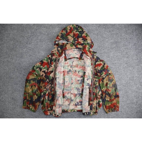 Vintage Swiss Army M70 Alpenflage Jacket & Overalls Set 46-76 Camouflage - Picture 5 of 16